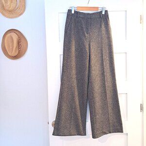 Mid-Rise Wide-Leg Tweed Pant RW&CO